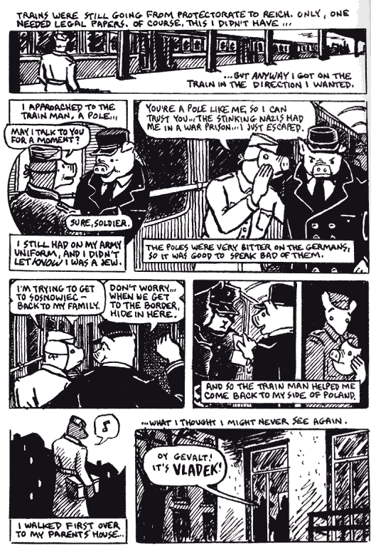 fumetto Art Spiegelman Maus numero Capitolo Primo